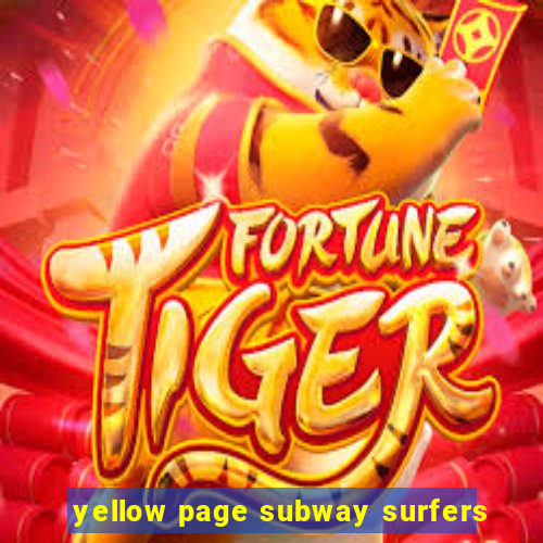 yellow page subway surfers