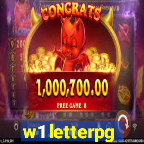 w1 letterpg